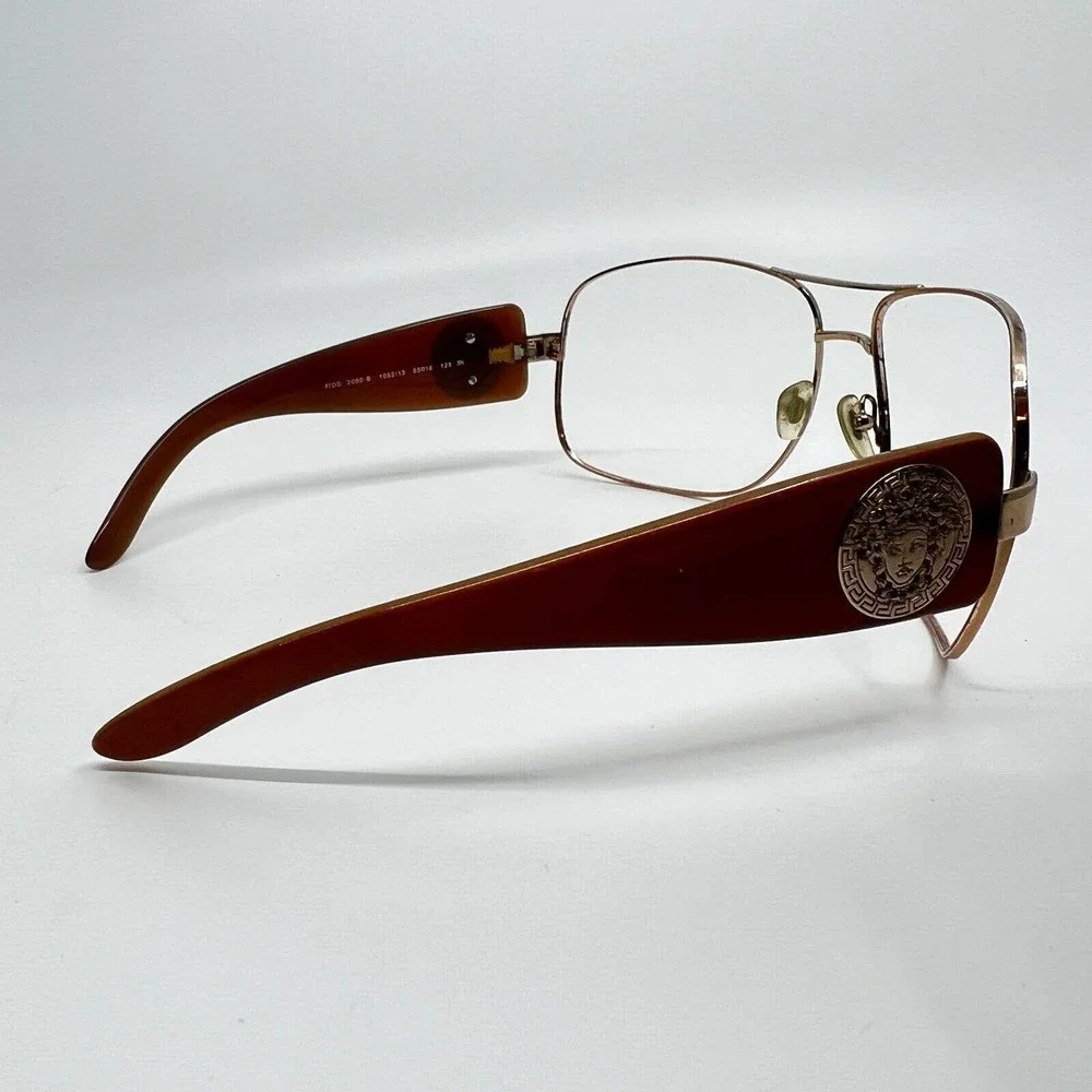 VERSACE Sunglasses‎ Frames 2060-b 1052 Copper Tortoise Frames 65-16-125 H8798